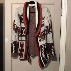 Vintage Navajo print cardigan